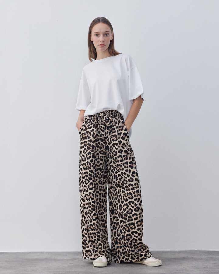 Cepli Bol Pantolon Leopar